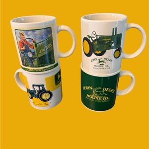John Deere Tractor Mug Collection - Green and White